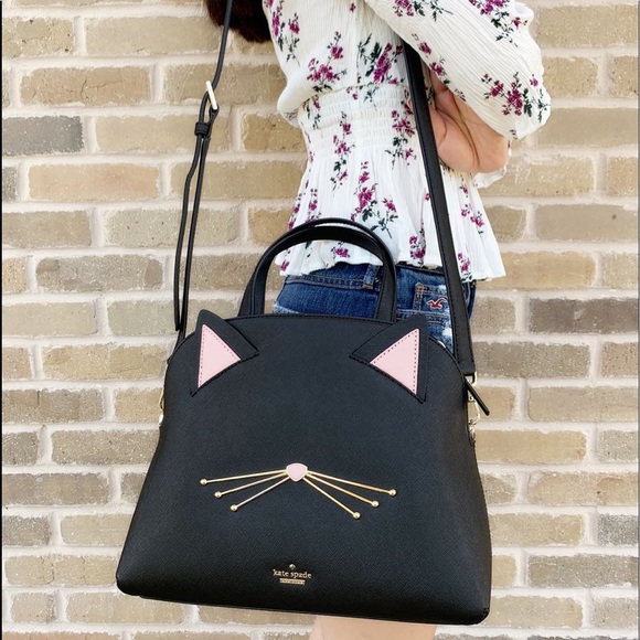 Gaby’sBags👜💕-NWT Kate Spade ♠️ LARGE Cat Satchel - Picture 2 of 5